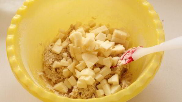 маффины с овсяной мукой и яблоками