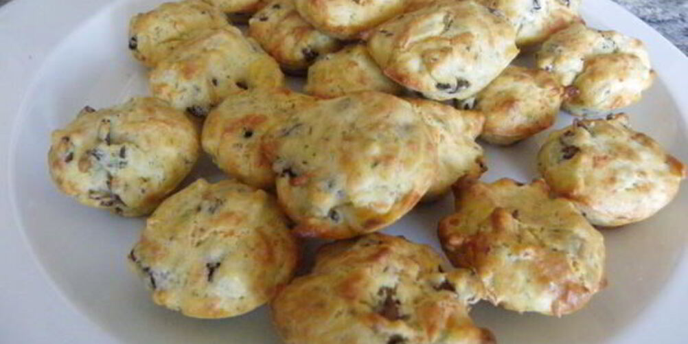 Рецепт маффинов с рисом и грибами