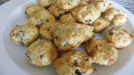 Маффины с рисом и грибами