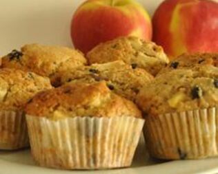 Маффины с яблоками