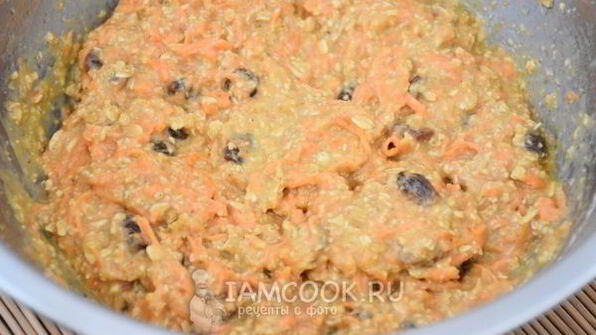 овсяно-морковные маффины