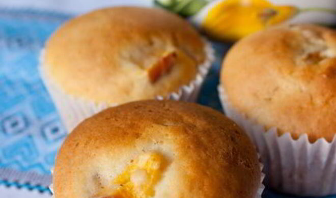 Персиковые маффины