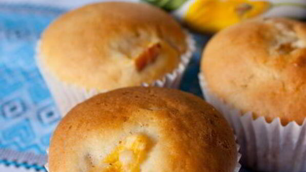 персиковые маффины