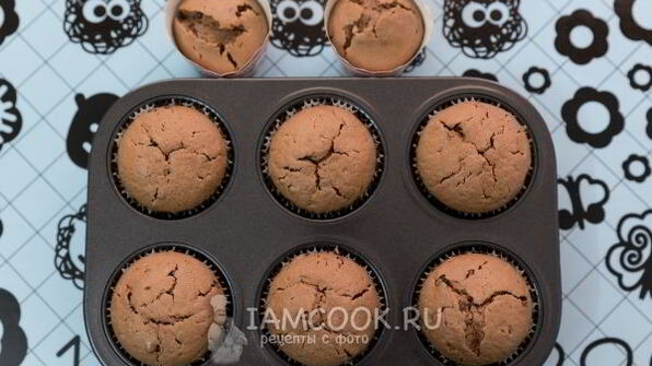 шоколадные маффины с шоколадными каплями
