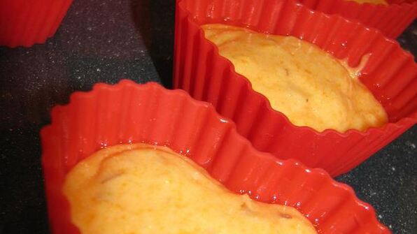 тыквенные маффины с миндалем, лимоном и имбирем