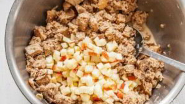 яблочно-хлебные маффины