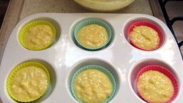 яблочные маффины из рисовой муки