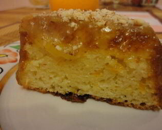 Манник апельсиновый с цитрусовой помадкой