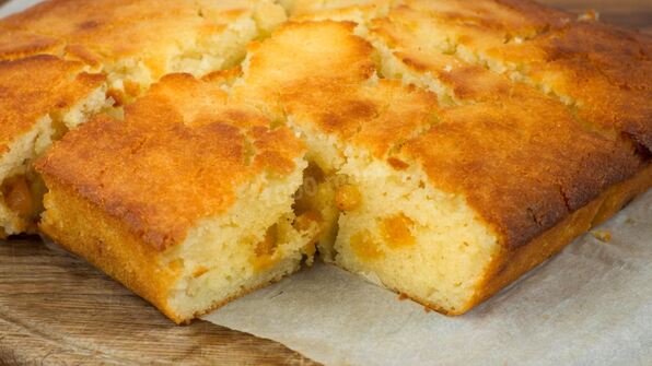 манник на кефире без яиц