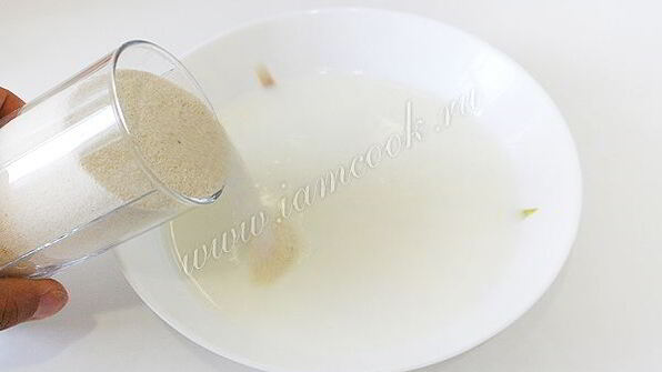 манник на кефире с мукой в мультиварке