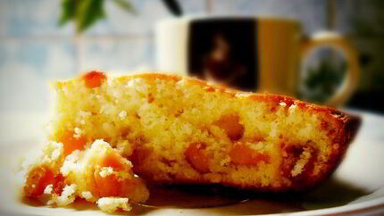 Манник на сметане с курагой