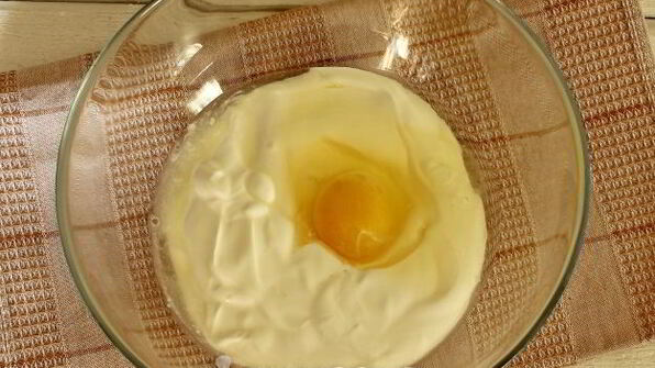 манник на сметане с яблоками