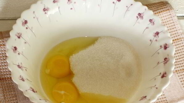 манник на сметане с яблоками