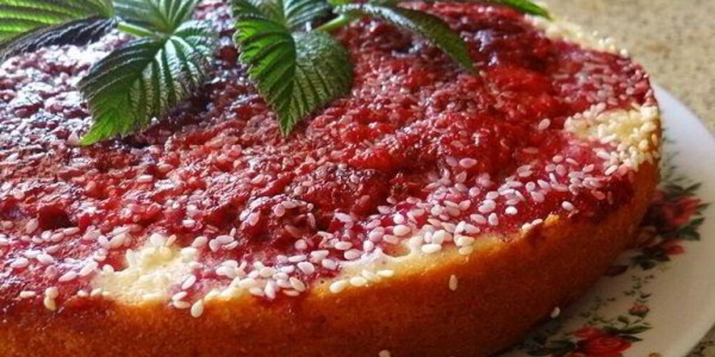 Рецепт манника с вареньем