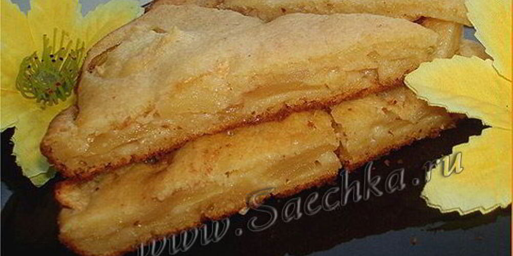 Рецепт манника с яблоками