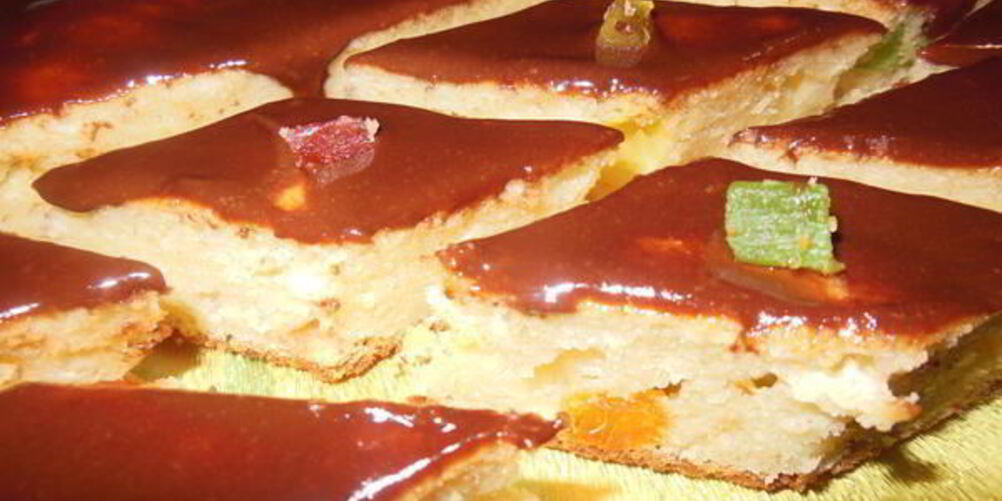 Рецепт манника творожного с цукатами