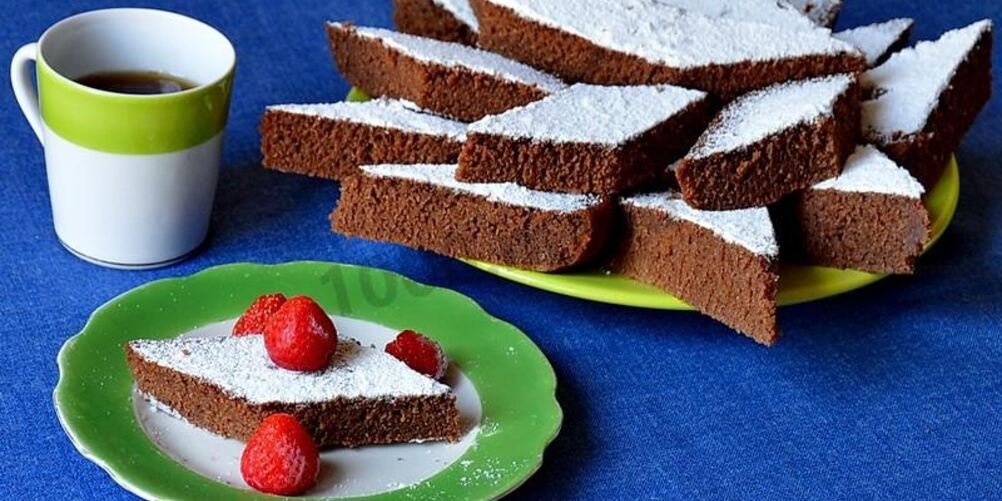 Рецепт шоколадного манника на кефире