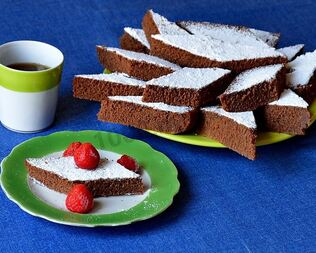 Шоколадный манник на кефире