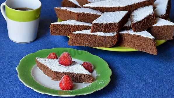 шоколадный манник на кефире