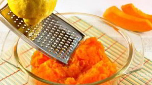 тыквенный манник с лимонным сиропом