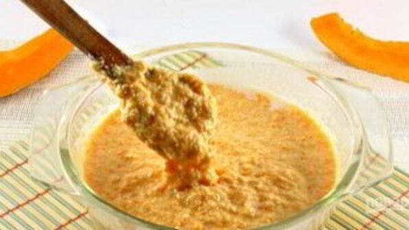 тыквенный манник с лимонным сиропом