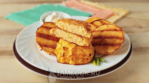 диетические оладьи из кабачков