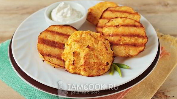 диетические оладьи из кабачков