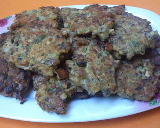 Грибные оладушки