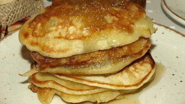 имбирно-грушевые оладушки