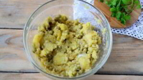 марокканские оладьи из картофеля c чимичури