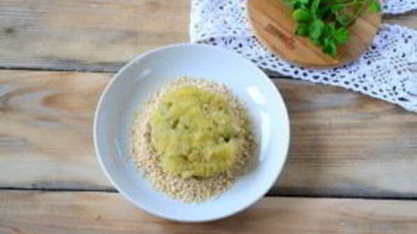 марокканские оладьи из картофеля c чимичури