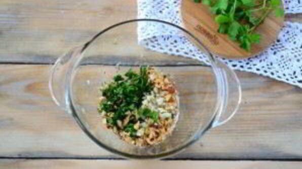 марокканские оладьи из картофеля c чимичури