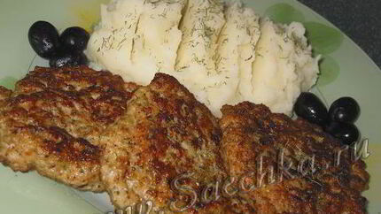 Мясные оладьи