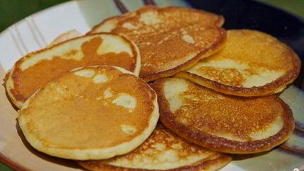 Оладушки на молоке без дрожжей