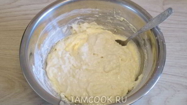 оладьи без яиц с ягодами