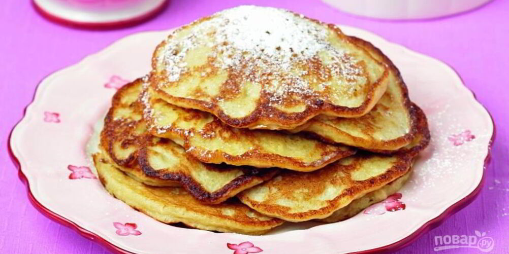 Рецепт оладий из бананов