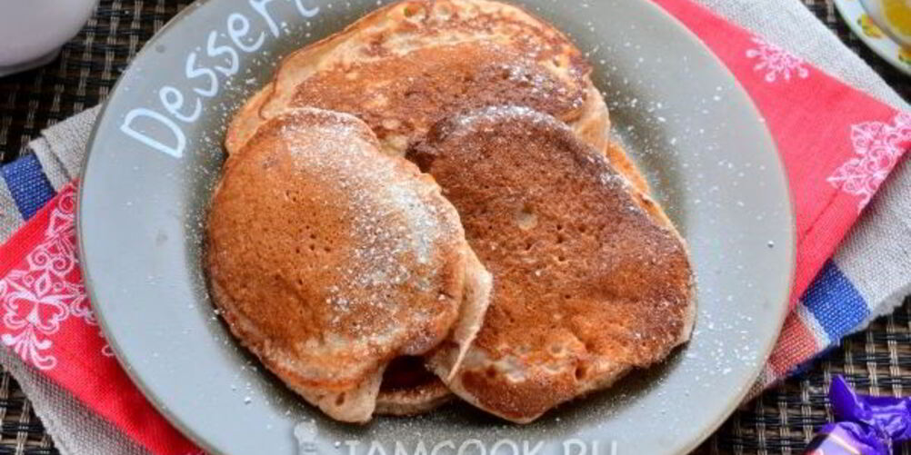 Рецепт оладий из цельнозерновой муки