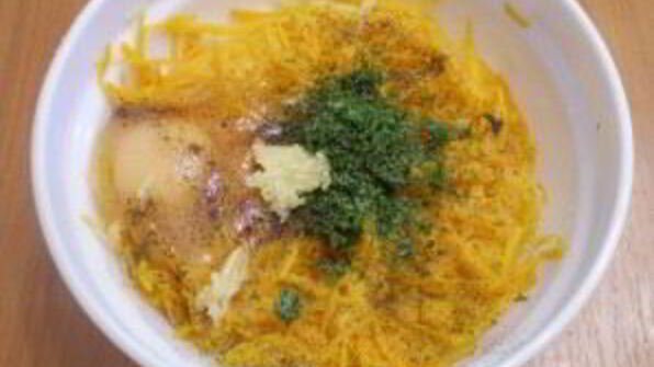 оладьи из тыквы с картофелем