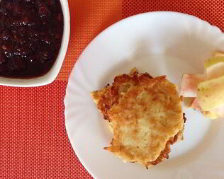 Оладьи из яблок