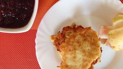 Оладьи из яблок