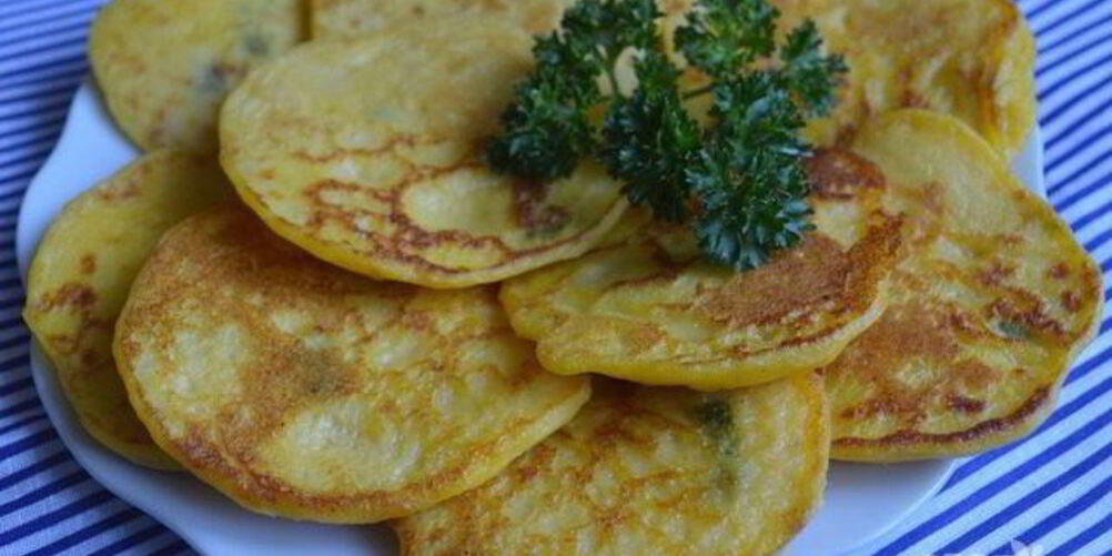 Рецепт оладий с картошкой