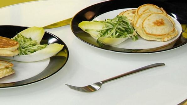 оладьи с семгой