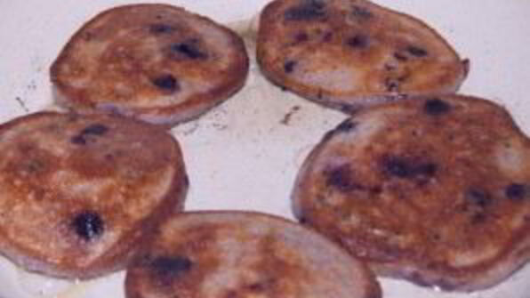 оладьи с сухофруктами