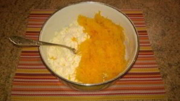 оладьи с тыквой и творогом