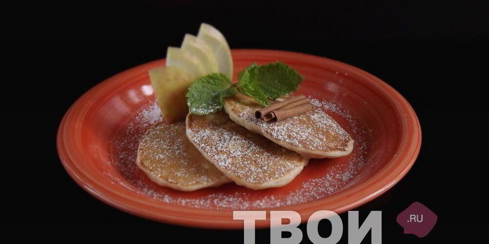Рецепт оладий с яблоком