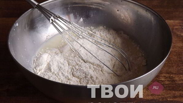 оладьи с яблоком