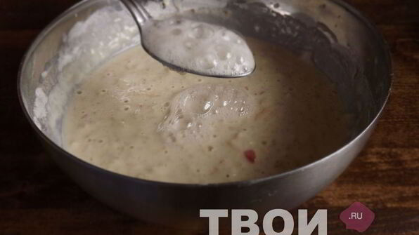 оладьи с яблоком