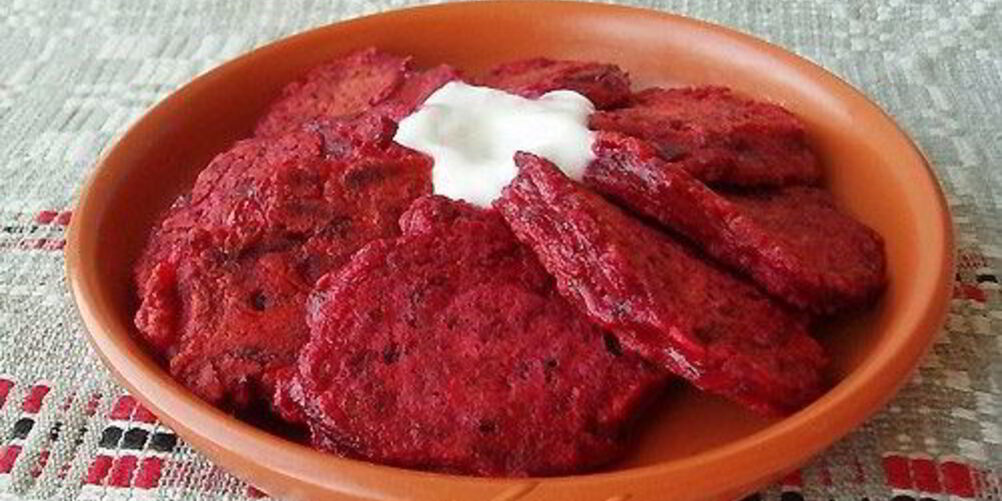 Рецепт оладий свекольных