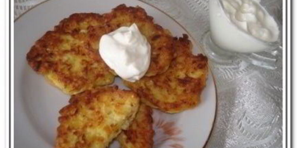 Рецепт овощных оладий