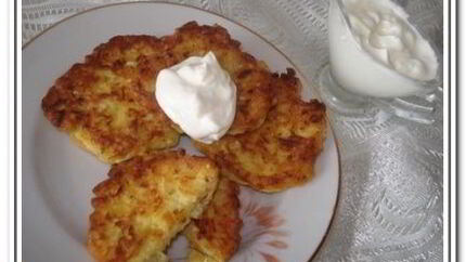 Овощные оладьи